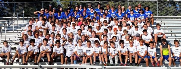 Acalanes football camp participants